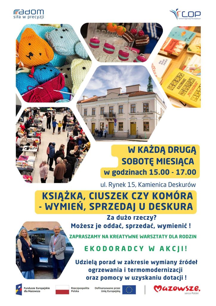 Książka, ciuszek czy komóra – wymień, sprzedaj u Deskura