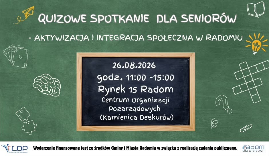 Quizowe spotkania dla seniorów