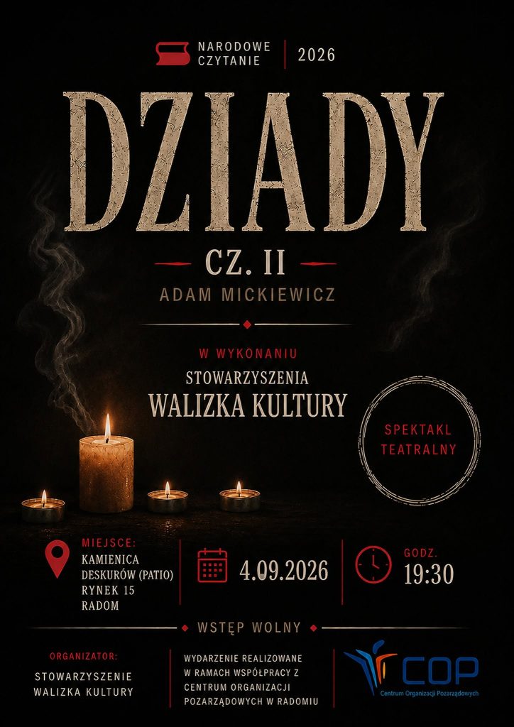 Walizka Kultury w Narodowym Czytaniu 2026!