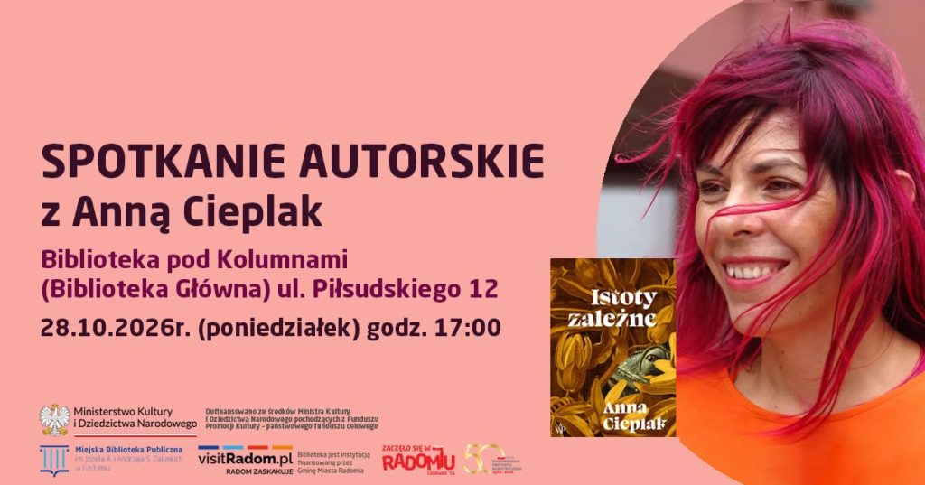 Spotkanie autorskie z Anną Cieplak