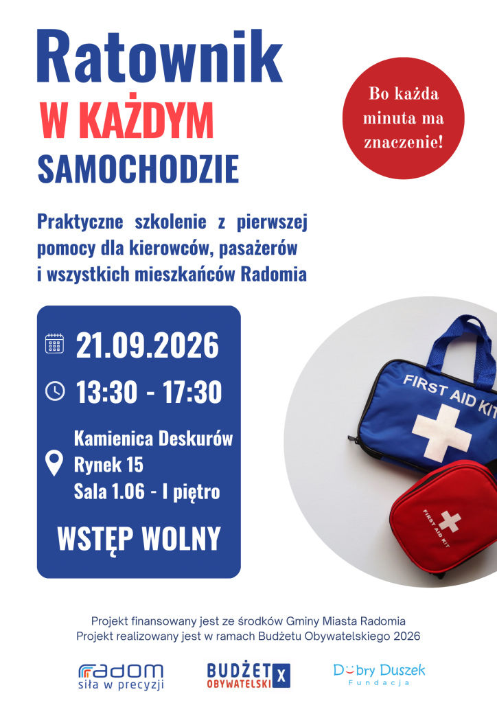 Ratownik w każdym samochodzie